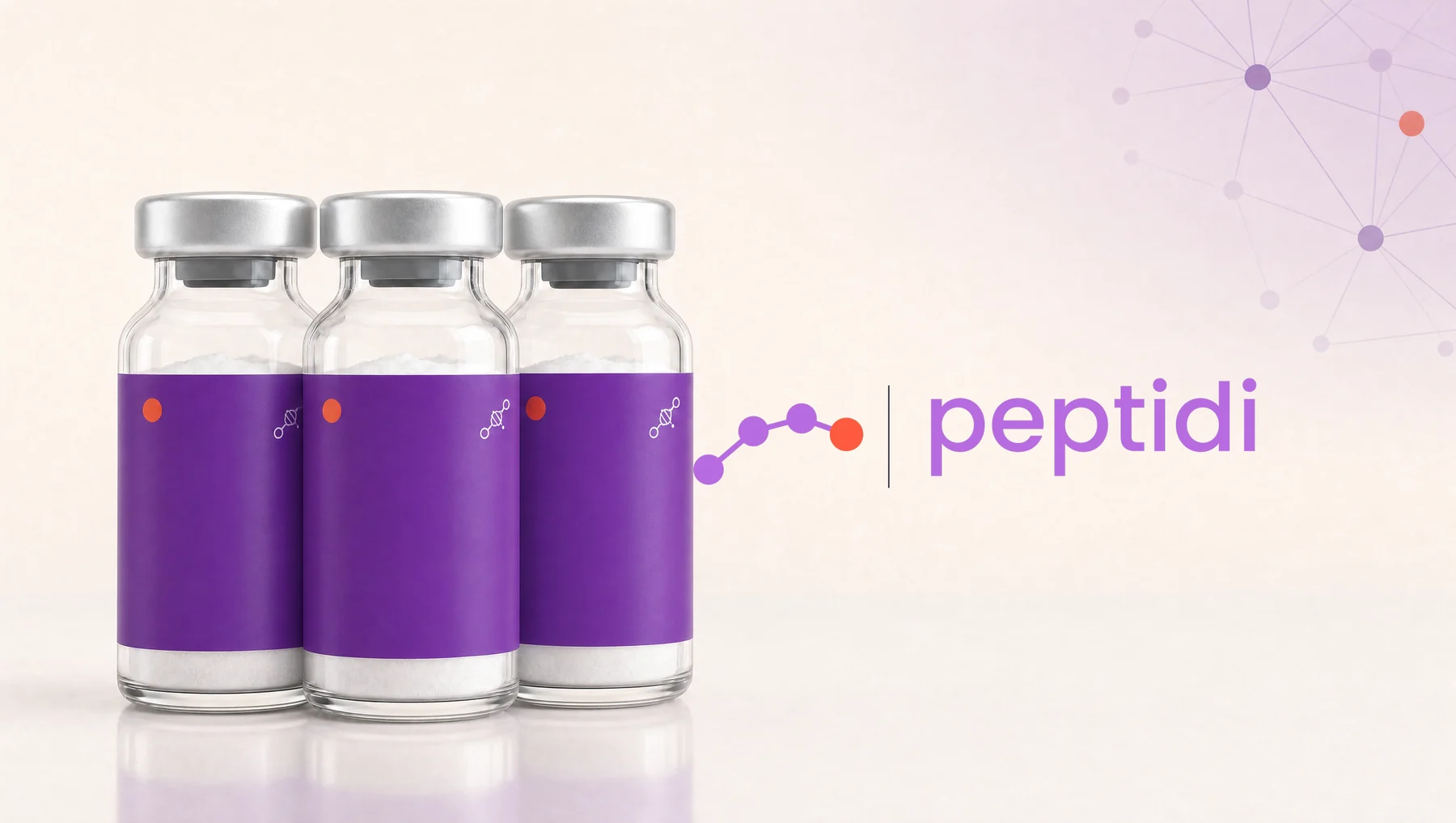 Research peptidi — liofilizovane bočice